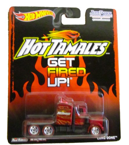 0793936140727 - HOT WHEELS - POP CULTURE REAL RIDERS - HOT TAMALES - LONG GONE BY MATTEL
