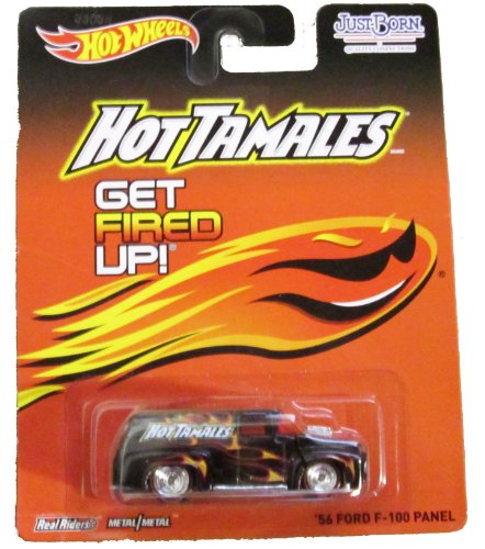 0793936140765 - HOT WHEELS - REAL RIDERS - HOT TAMALES - '56 FORD F-100 PANEL