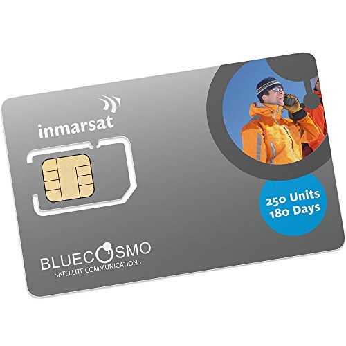 0793936706350 - BLUECOSMO INMARSAT ISATPHONE 250 UNIT PREPAID SIM CARD