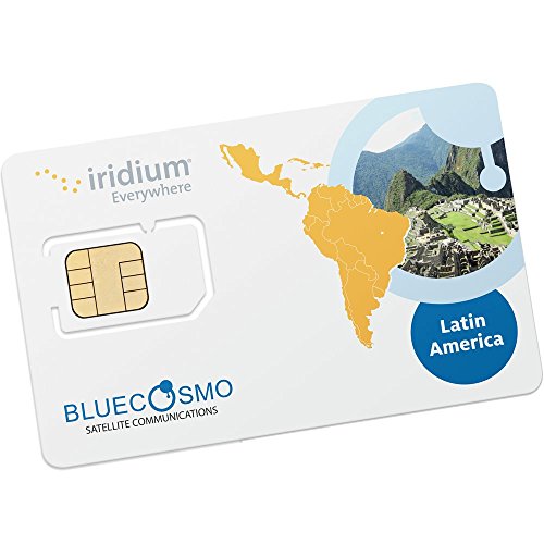 0793936706879 - BLUECOSMO IRIDIUM PREPAID SIM LATIN AMERICA PLAN 200 REGIONAL MINUTES 6 MONTH VALIDITY BY BLUECOSMO