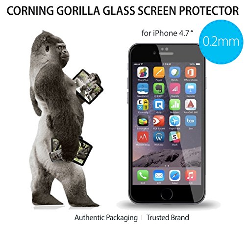 0793936990513 - IPHONE 6(4.7 INCH ONLY) (0.2MM)(FULL SCREEN E2E - BLACK) CORNING GLASS SCREEN PROTECTOR BY BELUGA® - PROTECT YOUR SCREEN FROM SCRATCHES AND DROPS - 0.2MM