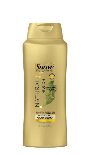 0079400334114 - SUAVE PROFESSIONALS NATURAL INFUSION MACADAMIA OIL AND WHITE ORCHID CONDITIONER, 28 OUNCE (PACK OF 4)
