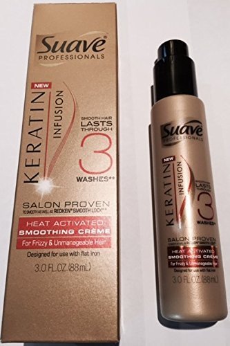 0079400378712 - SUAVE PROFESSIONALS ~ KERATIN INFUSION HEAT ACTIVATED SMOOTHING CREME 3OZ (QUANTITY 1)