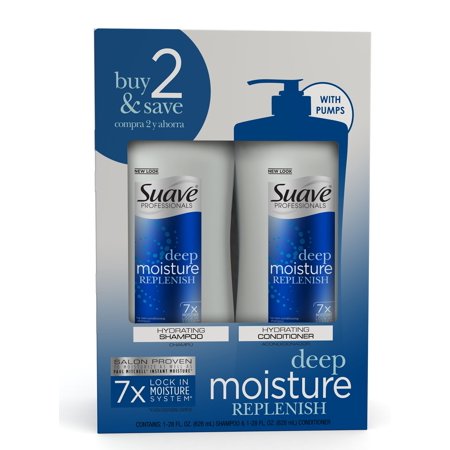0079400460745 - Suave Professionals Humectant Moisture Shampoo & Conditioner Set, 28 Fl. Oz. (82