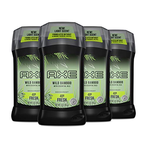 0079400480866 - AXE ALUMINUM-FREE DEODORANT FOR MEN WITH ESSENTIAL OILS WILD BAMBOO DEODORANT FOR MEN WITH 48 HOUR PROTECTION 3 OZ, 4 COUNT