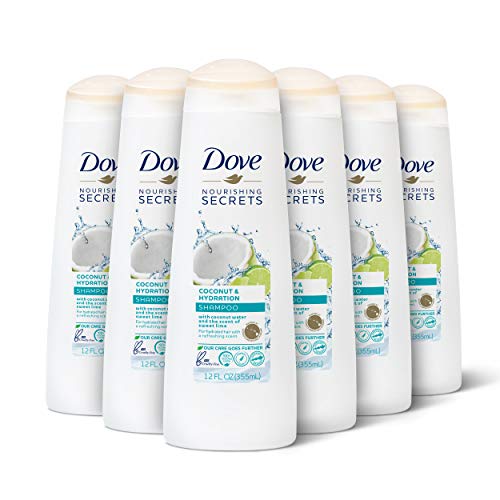 0079400480927 - DOVE NOURISHING SECRETS SHAMPOO FOR DRY HAIR COCONUT AND HYDRATION WITH REFRESHING LIME SCENT 12 OZ 6 COUNT