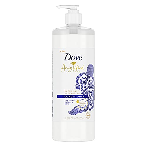 0079400484307 - DOVE AMPLIFIED TEXTURES DEEP MOISTURE DETANGLING CONDITIONER FOR COILS, CURLS, AND WAVES COCONUT MILK HAIR MOISTURE AMPLIFYING HAIR CARE BLEND 33.8 OZ