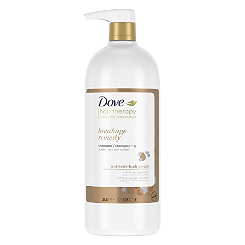 0079400484444 - DOVE HAIR THERAPY SHAMPOO FOR DAMAGED HAIR BREAKAGE REMEDY HAIR SHAMPOO WITH NUTRIENT-LOCK SERUM 33.8 OZ
