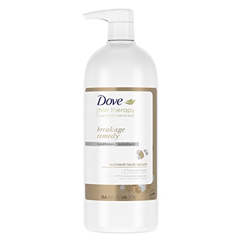 0079400484468 - DOVE HAIR THERAPY CONDITIONER FOR DAMAGED HAIR BREAKAGE REMEDY HAIR CONDITIONER WITH NUTRIENT-LOCK SERUM 33.8 OZ
