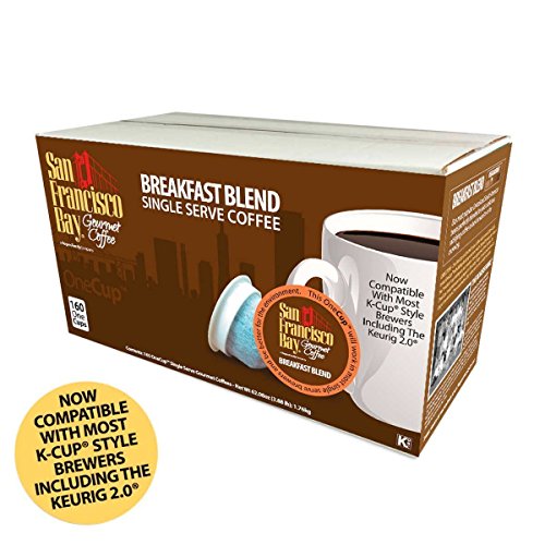 0079400504807 - SAN FRANCISCO BAY COFFEE, ONECUP SINGLE SERVE CUPS (BREAKFAST BLEND, 160 COUNT)