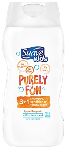 0079400524317 - SUAVE KIDS 3-IN-1 SHAMPOO/CONDITIONER AND BODY WASH, PURELY FUN, 12 OUNCE