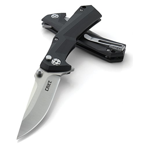 0794023523003 - COLUMBIA RIVER KNIFE AND TOOL 5230 TIGHE TAC TWO CLIP POINT STRAIGHT EDGE KNIFE