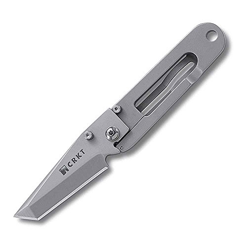 0794023550009 - COLUMBIA RIVER KNIFE AND TOOL 5500 K.I.S.S. IN THE DARK 2.25-INCH RAZOR-SHARP BLADE KNIFE, GRAY