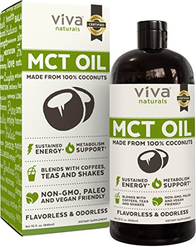 0794168525221 - VIVA NATURALS NON-GMO PURE COCONUT MCT OIL (32 FL OZ) - GLUTEN FREE, VEGAN AND PALEO DIET APPROVED, NATURALLY EXTRACTED AND SUSTAINABLY SOURCED