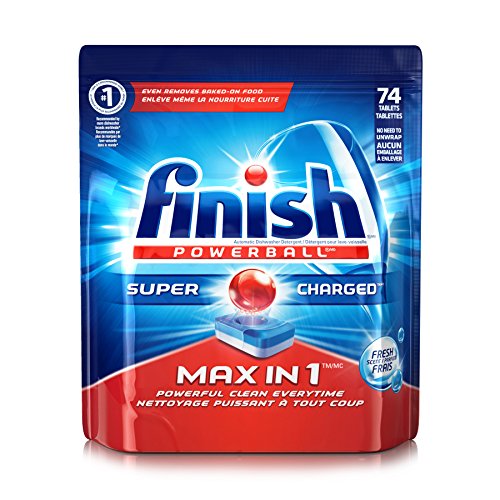 0794168541252 - FINISH MAX IN 1 FRESH 74 TABS, AUTOMATIC DISHWASHER DETERGENT TABLETS