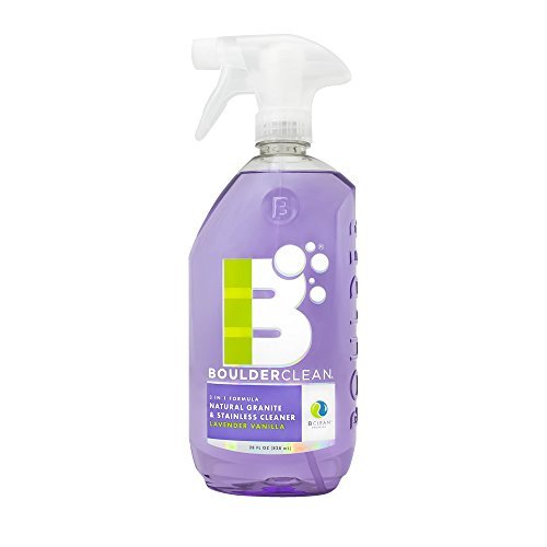 0794168699434 - BOULDER CLEAN NATURAL GRANITE AND STAINLESS STEEL CLEANER, LAVENDER VANILLA, 28 FLUID OUNCE BY BOULDER CLEAN