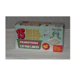 0079441004182 - DRAWSTRING CAT PAN LINERS EXTRA GIANT 15 LINERS