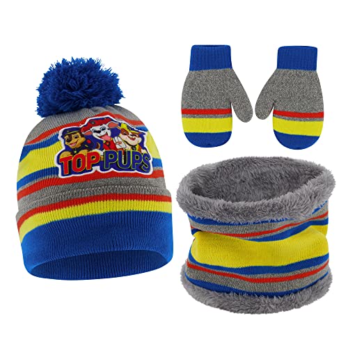 0794434467514 - NICKELODEON TODDLER WINTER HAT, KIDS GLOVES OR MITTENS, PAW PATROL BABY BEANIE FOR BOYS AGES 2-4, GREY