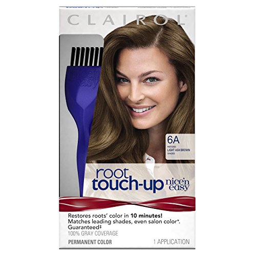 0794437323138 - CLAIROL NICE 'N EASY ROOT TOUCH-UP 6A MATCHES LIGHT ASH BROWN SHADES 1 KIT, (PACK OF 2), PACKAGING MAY VARY