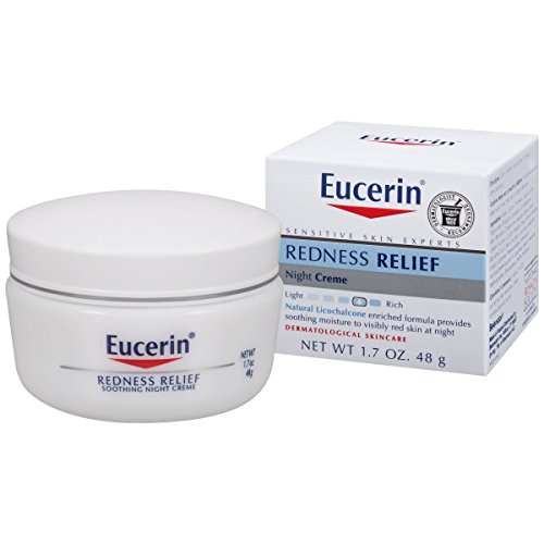 0794437351360 - EUCERIN SENSITIVE SKIN REDNESS RELIEF SOOTHING NIGHT CREME 1.7 OUNCE