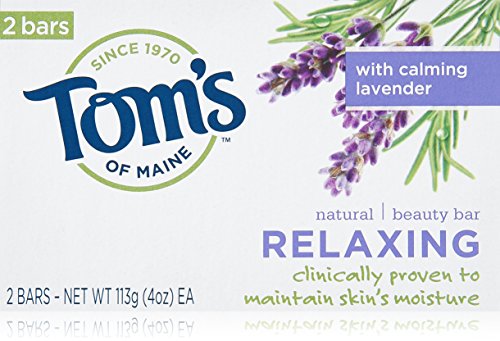 0794437376035 - TOM'S OF MAINE RELAXING NATURAL BEAUTY BAR SOAPS, CALMING LAVENDER, 2 COUNT BY T