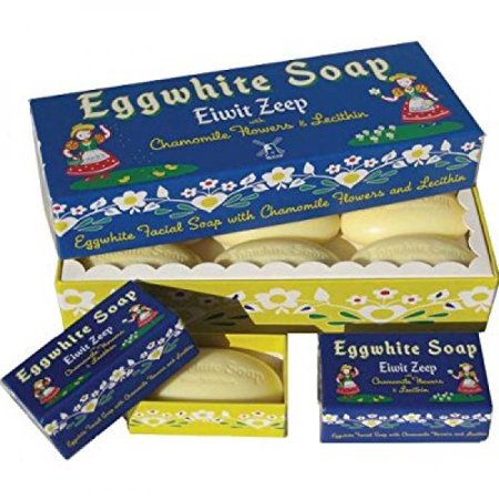 0794437442365 - EGGWHITE SOAP EIWIT ZEEP WITH CHAMOMILE 6-BAR GIFT BOX