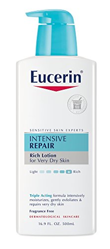 0794437471044 - EUCERIN LOTION, INTENSIVE REPAIR, RICH VERY DRY SKIN, 16.9 OUNCE BOTTLE