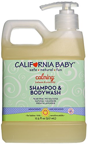 0794437484440 - CALIFORNIA BABY CALMING SHAMPOO & BODY WASH - FRENCH LAVENDER - 17.5 OZ