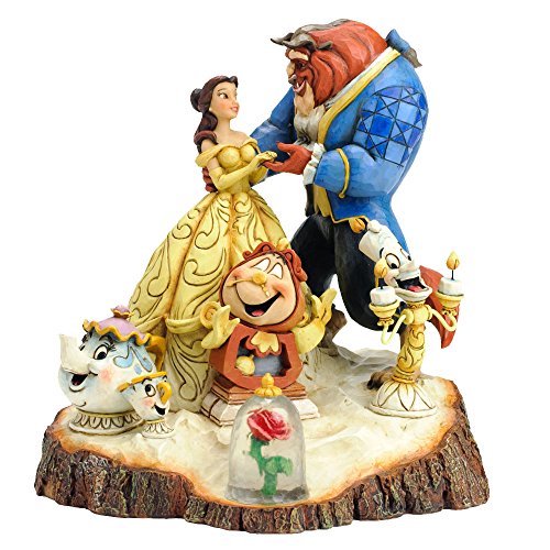 0794615649036 - DISNEY TRADITIONS BY JIM SHORE BEAUTY AND THE BEAST SIX CHARACTER STONE RESIN FIGURINE