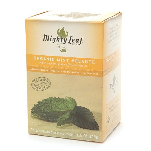 0794620509653 - MIGHTY LEAF TEA ORGANIC TEA, MINT MELANGE 15 EA (PACK OF 2)