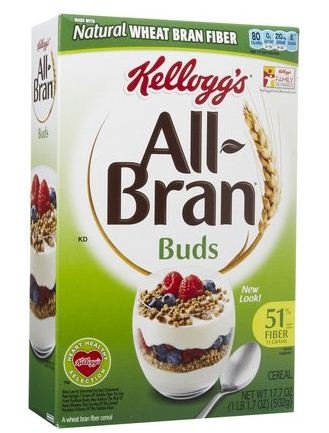 0794620612377 - KELLOGG'S ALL-BRAN BRAN BUDS CEREAL, 17.7 OZ (PACK OF 6)