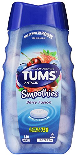 0794628164618 - TUMS SMOOTHIES, BERRY FUSION, 140 COUNT