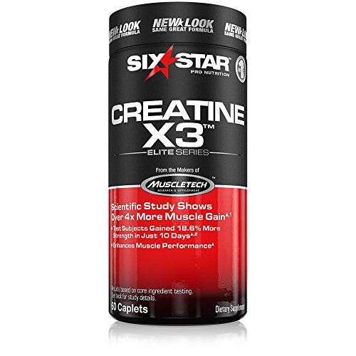 0794628181851 - SIX STAR CREATINE X3 CAPLETS, 60 COUNT (PACKAGING MAY VARY)