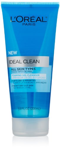 0794628294087 - L'OREAL PARIS IDEAL CLEAN FOAMING GEL CLEANSER, ALL SKIN TYPES, 6.8 FLUID OUNCE