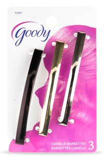 0794628301129 - GOODY STAY TIGHT METAL HAIR BARRETTES 3 #02607 - ASSORTED COLORS - 3 COUNT - 2 PACKS