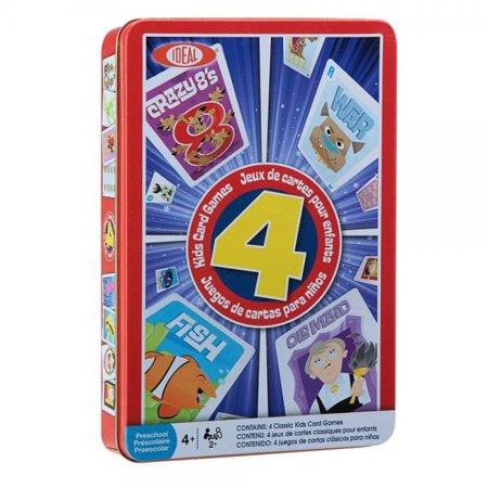 0794628929538 - IDEAL CHILDREN'S 4 CARD GAMES IN TIN