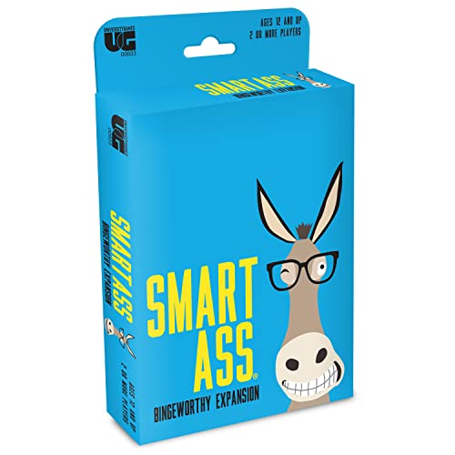 0794764009330 - SMART ASS BINGEWORTHY TUCK BOX CARD GAME FROM UNIVERSITY GAMES, PERFECT FOR GAME NIGHT ON THE GO FOR 2 OR MORE PLAYERS AGES 12 AND UP