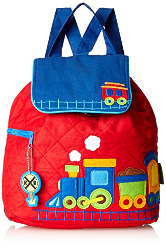 0794866011491 - STEPHEN JOSEPH BOY'S QUILTED BACKPACK, TRAIN, ONE SIZE