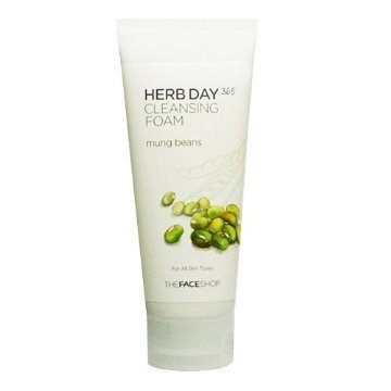 0794866317029 - THE FACE SHOP HERB DAY 365 MUNG BEANS CLEANSING FOAM 170ML