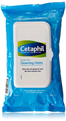 0794866337331 - CETAPHIL GENTLE SKIN CLEANSING CLOTHS, 25 COUNT