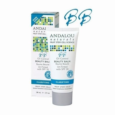 0794866391784 - ANDALOU NATURALS CLARIFYING OIL CONTROL BEAUTY BALM UN-TINTED WITH SPF30 - 2 FL OZ