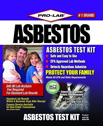 0795092654179 - PRO-LAB AS108 ASBESTOS DO IT YOURSELF TEST KIT BY PROLAB