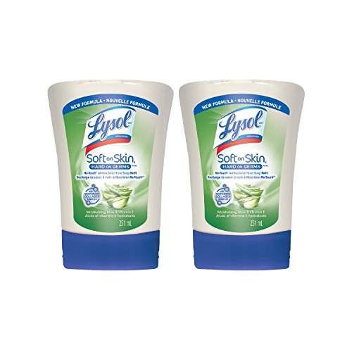 0795186266097 - LYSOL NO-TOUCH AUTOMATIC HAND SOAP, ALOE, 1 REFILL, 8.5 OUNCE (PACK OF 2)