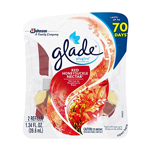 0795186385323 - GLADE PLUGINS SCENTED OIL, RED HONEYSUCKLE NECTAR, 1.34 OUNCE