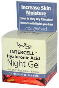 0795186502218 - REVIVA LABS INTERCELL NIGHT GEL WITH HYALURONIC ACID -- 1.25 OZ