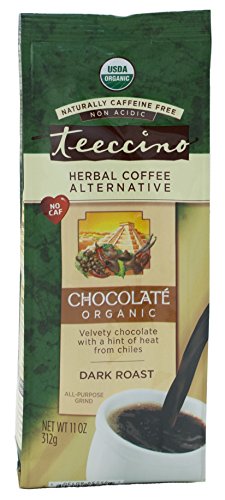 0795239801336 - TEECCINO CHOCOLATE ORGANIC HERBAL COFFEE ALTERNATIVE, CAFFEINE FREE, ACID FREE, 11OZ (PACK OF 3)