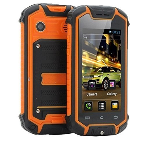 0795400843370 - SUDROID Z18 ANDROID 4.2 MINI WATER AND DUST-PROOF CELLPHONE WITH DUAL SIM CARD SLOTS UNLOCKED ORANGE(US NATIVE SHIPPING)