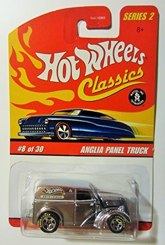 0795418757102 - ANGLIA PANEL TRUCK (SILVER) 2005 HOT WHEELS CLASSICS 1:64 SCALE SERIES 2 DIE CAST VEHICLE BY HOT WHEELS