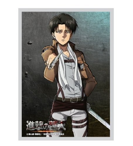 0795418880091 - ATTACK ON TITAN LEVI CARD GAME CHARACTER SLEEVES COLLECTION SIEG KRONE PIERCING GAZE SHINGEKI NO KYOJIN SURVEY CORPS BY GREE