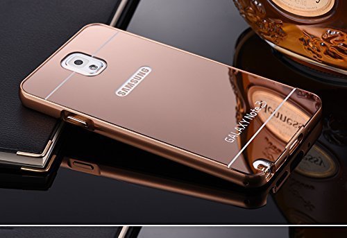0795468167678 - SAMSUNG NOTE 3 CASE,ULTRA-THIN LUXURY ALUMINUM METAL MIRROR PC BACK CASE COVER FOR SAMSUNG GALAXY NOTE 3 N9000 (ROSE GOLD) BY WHOLESALES-SHOP